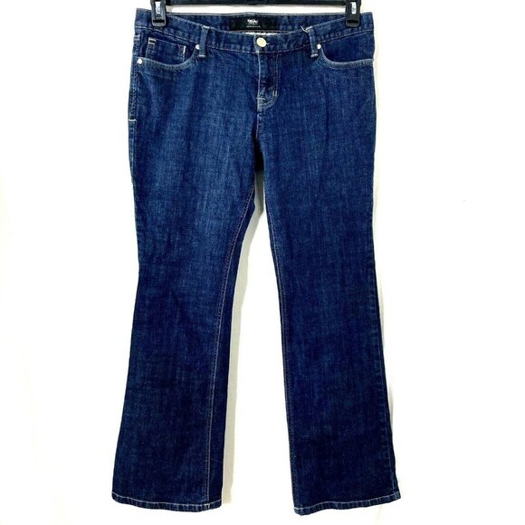Mossimo Premium Denim Bootcut Blue Jeans 12 - Picture 1 of 7